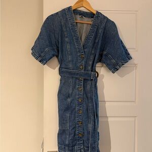 Faherty Denim Camille Mini Dress - Size 6-8